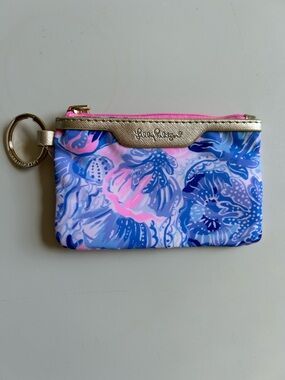 Lilly Pulitzer ID Case Keychain Wallet,